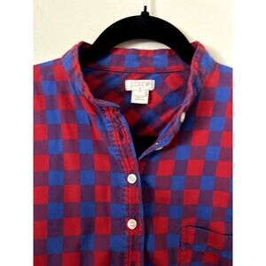 J.Crew Plaid Blouse, size XS